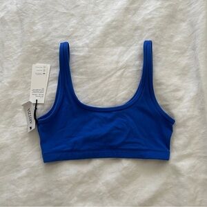 Aritzia Jazz Blue Mini Bra Top